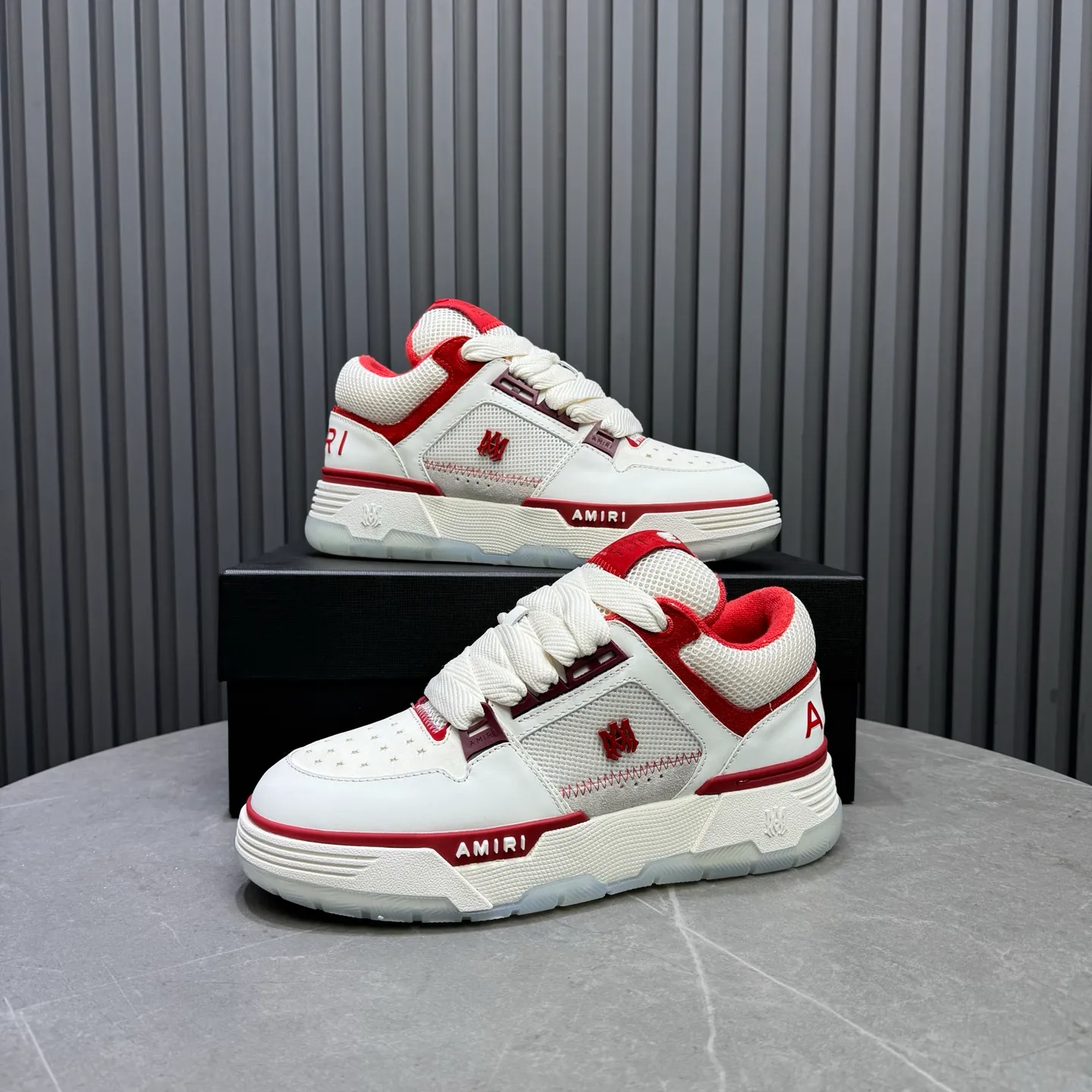 Men's shoes 💰660💰 AMIRI AMIRI trendy brand hot sale 🔥 Available all year round, couples 💑 Official website synchronization Imported fabrics 1⃣️ vs 1⃣️ replica, original factory special original sole, 35-45 (45. non-refundable)